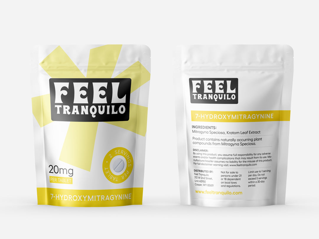 20mg 7-OH Tablets - Yellow Lemon
